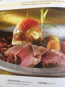 Eventail d&rsquo;agneau et tourelle de tomate