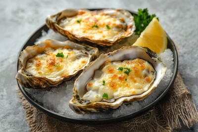 Huiles gratinées au four