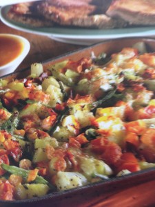 Steak au gratin de l&eacute;gumes campagnard