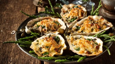 Huîtres au cheddar Perron